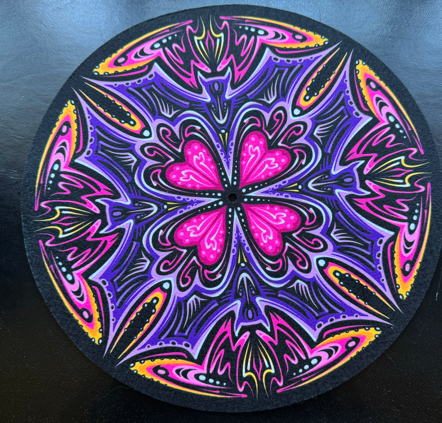 Big Ol' Nasty Getdown x Jeff Wood - Double Sided Turntable Slipmat