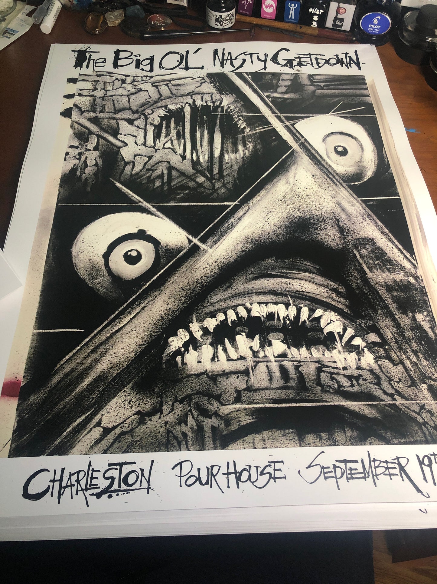 Big Ol' Nasty Getdown X Joey Feldman - Charleston Gig Print
