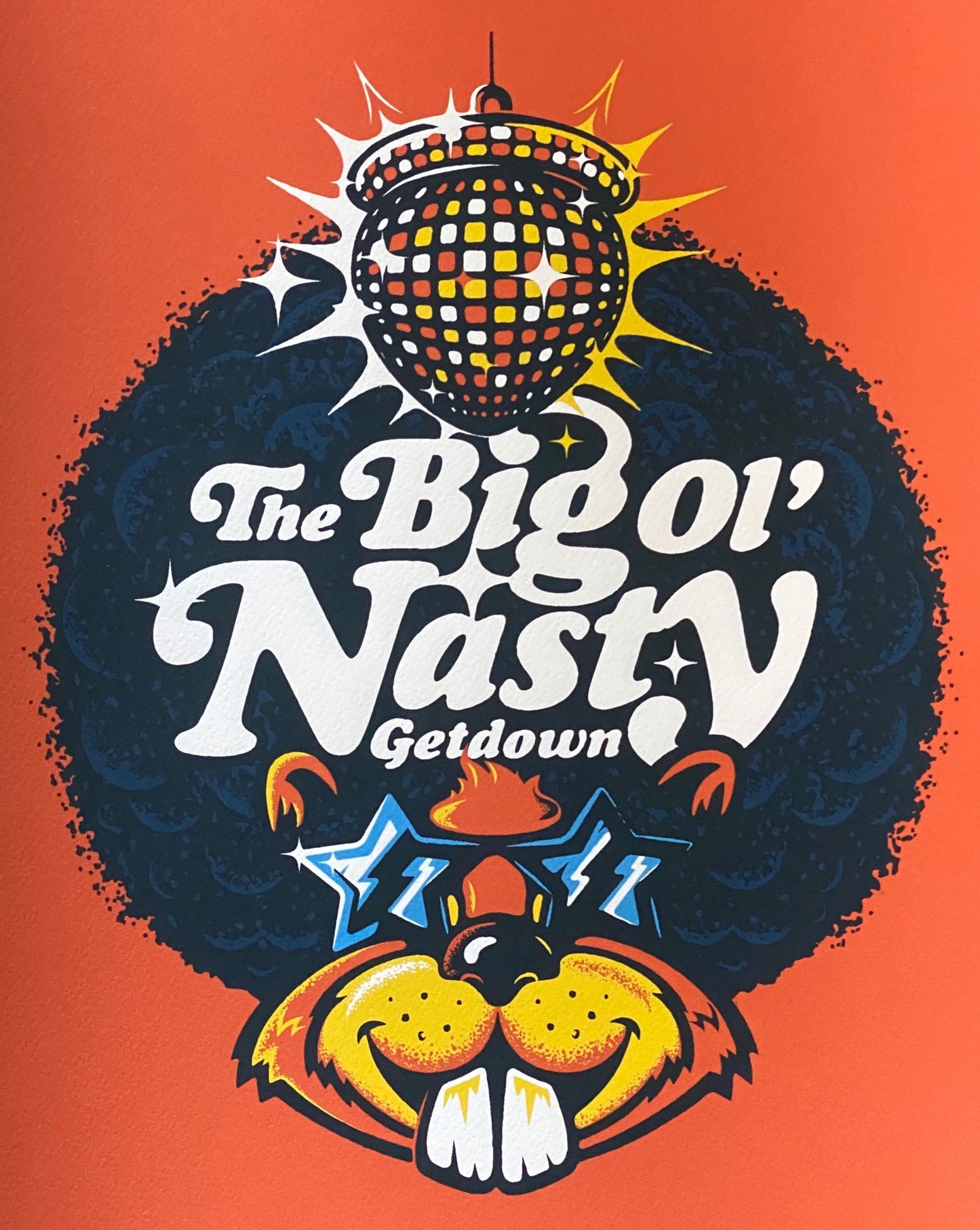 Big Ol' Nasty Getdown x Mariano Arcamone - 2019 Tour Print