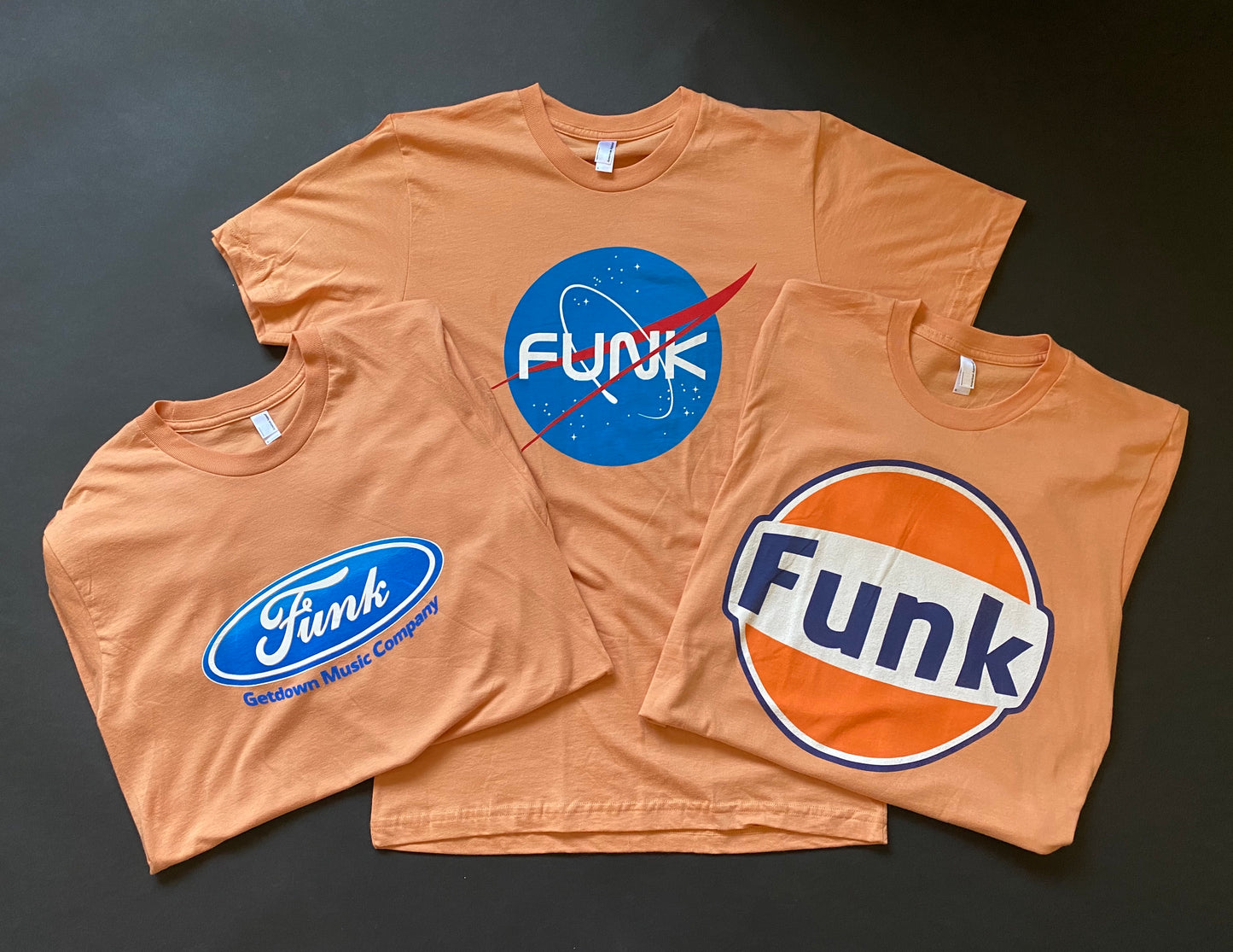 Getdown Apparel - 3 Pack of Funk T-Shirts. (OLD Style - Clearance)