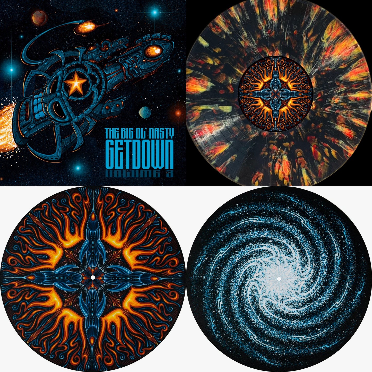 - Big Ol' Nasty Getdown - 'Volume 3' Limited Edition - Galaxy Burst Vinyl