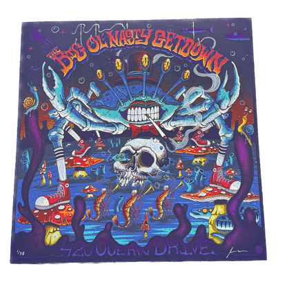 Big Ol' Nasty Getdown x Jim Mazza - 420 Ocean Drive-  Limited Edition 12"x 12" Print