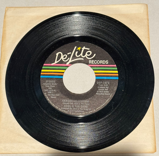 Kool & the Gang - 'Caribbean Festival' 7"