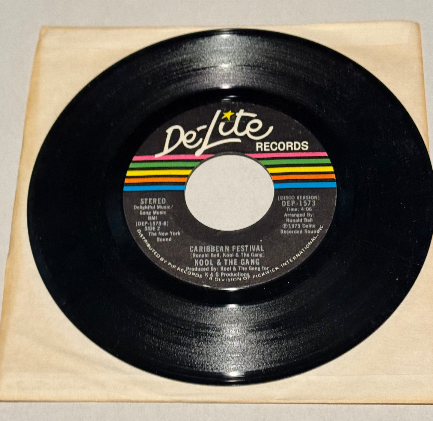 Kool & the Gang - 'Caribbean Festival' 7"