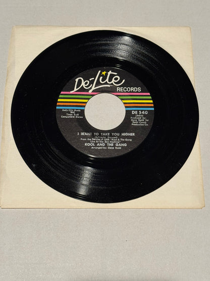Kool & the Gang - 'I Want to Take You Higher/Pneumonia' 7" Vinyl