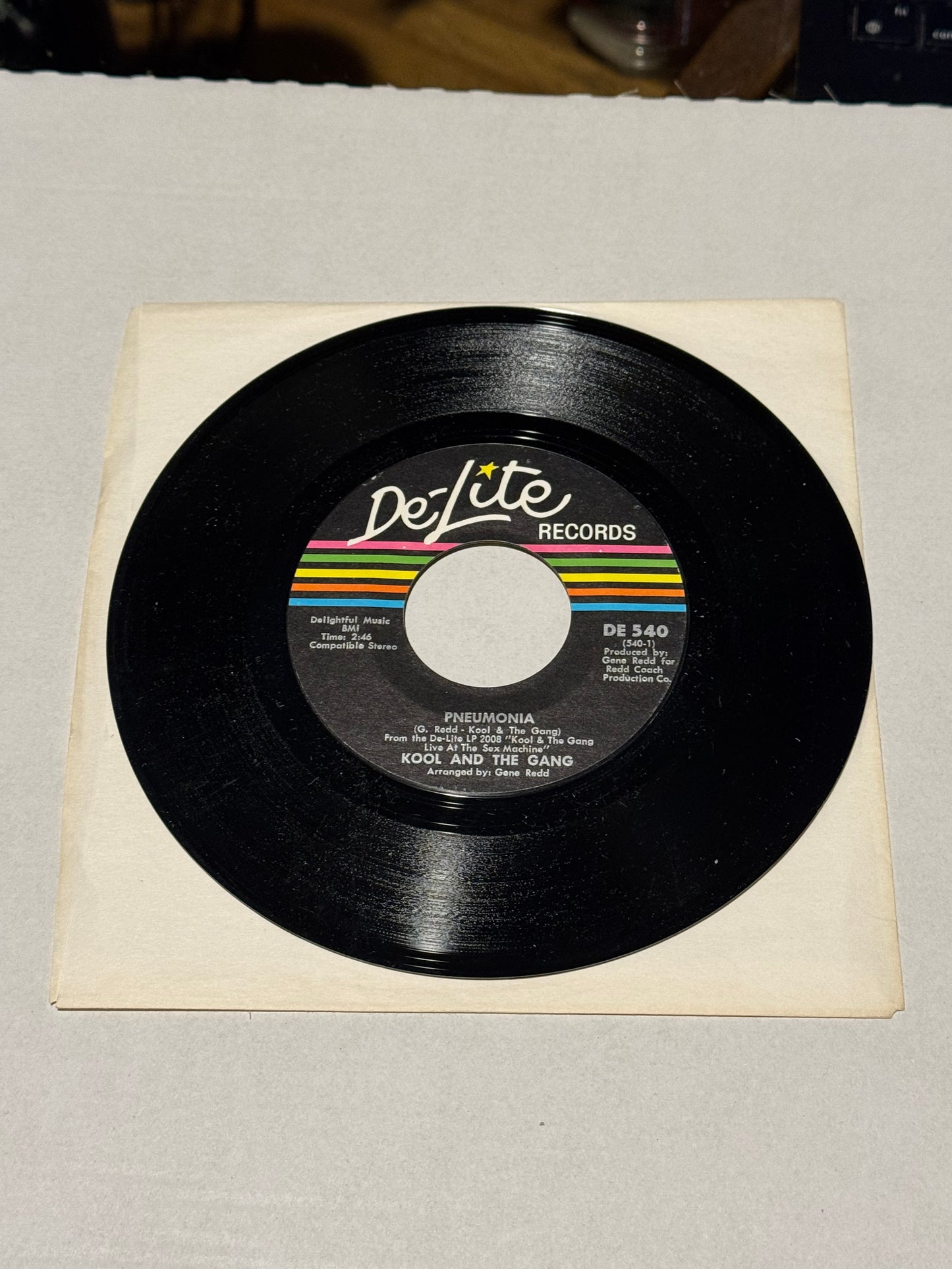 Kool & the Gang - 'I Want to Take You Higher/Pneumonia' 7" Vinyl