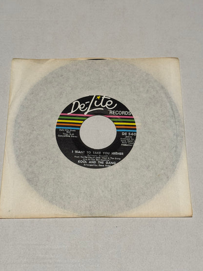 Kool & the Gang - 'I Want to Take You Higher/Pneumonia' 7" Vinyl