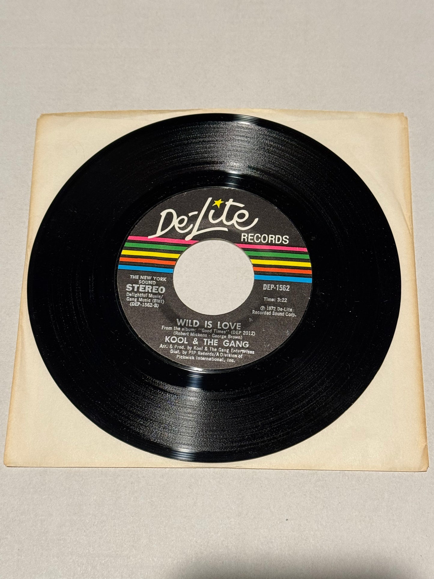 Kool & the Gang - 'Wild Is Love/Higher Plane' 7"