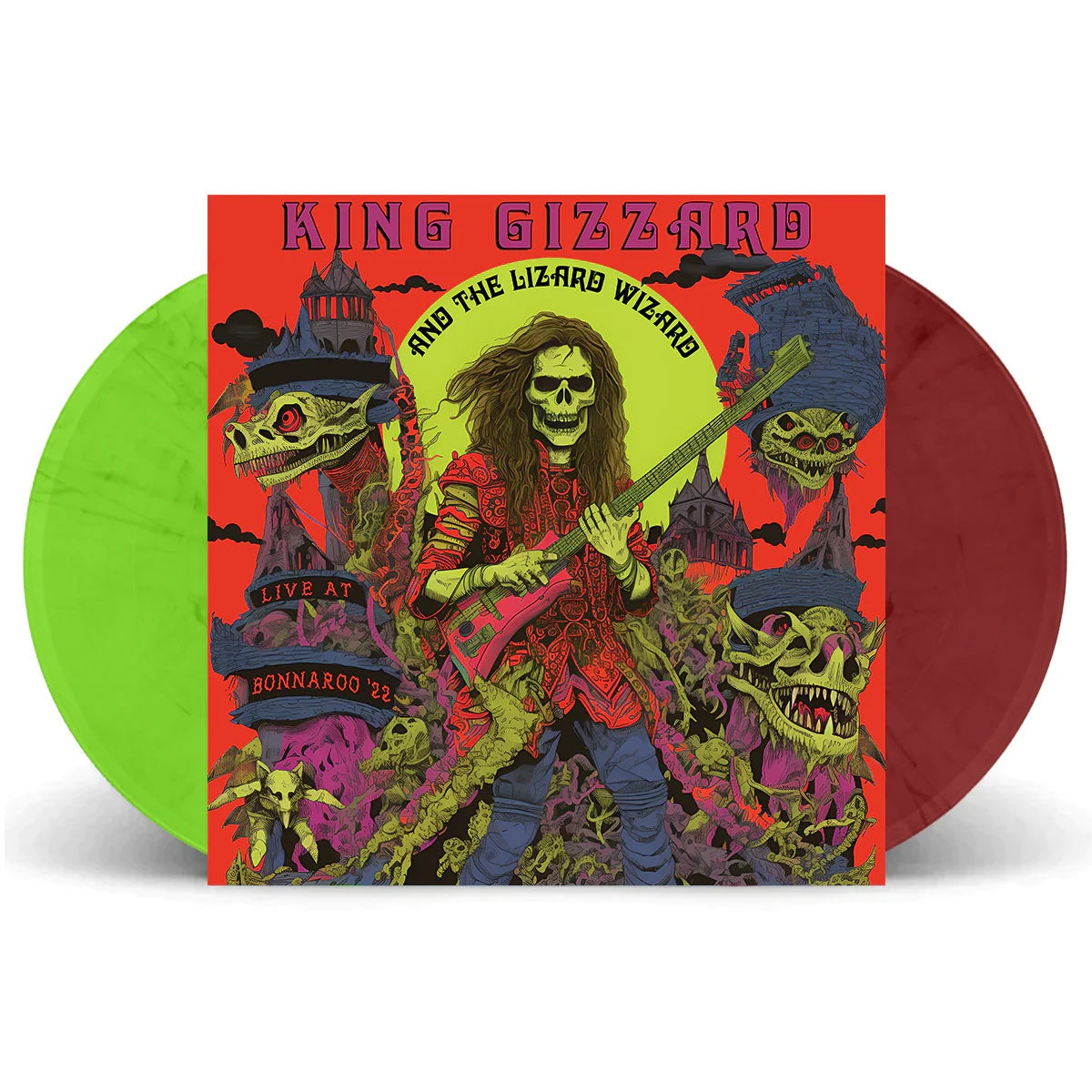 King Gizzard & the Lizard Wizard - Live at Bonnaroo '22 - Plutonium & Magma Double Vinyl