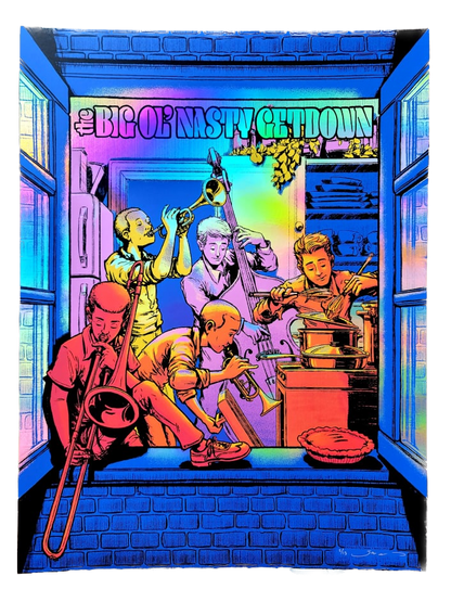 Big Ol' Nasty Getdown x James Flames  - 18"x24" - Limited Edition Print