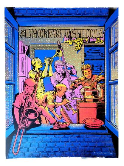 Big Ol' Nasty Getdown x James Flames  - 18"x24" - Limited Edition Print