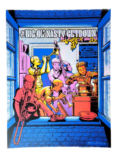 Big Ol' Nasty Getdown x James Flames  - 18"x24" - Limited Edition Print