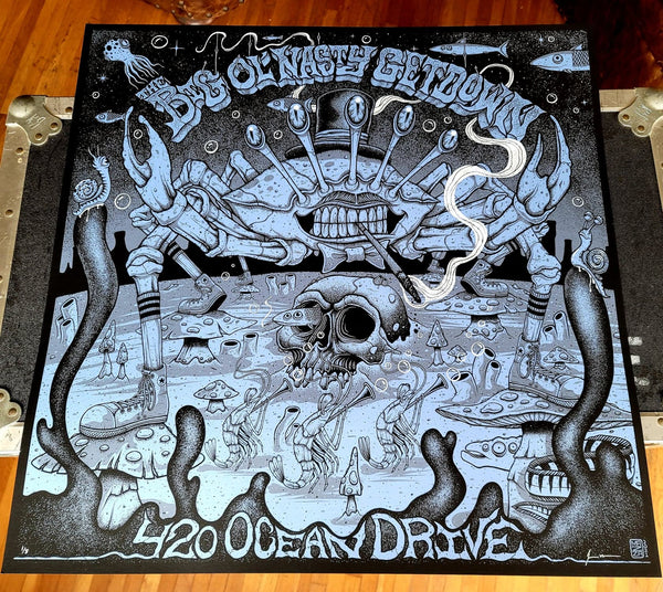 -- Big Ol' Nasty Getdown x Jim Mazza - 420 Ocean Drive-  Limited Edition Print