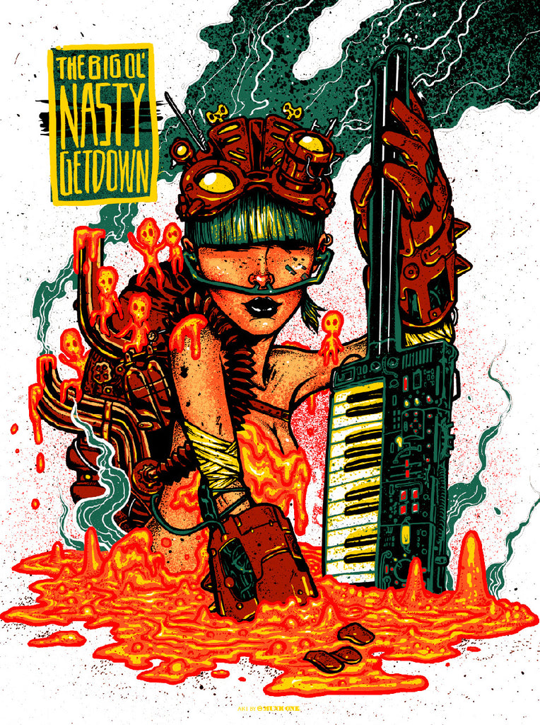 Big Ol' Nasty Getdown - Munk One - Creatures of Habit Limited Edition Print