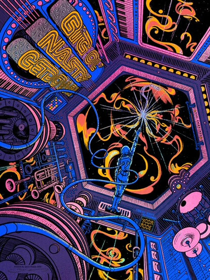 Big Ol' Nasty Getdown x James Flames "Yoda Mode" 18"x24" Limited Edition Print