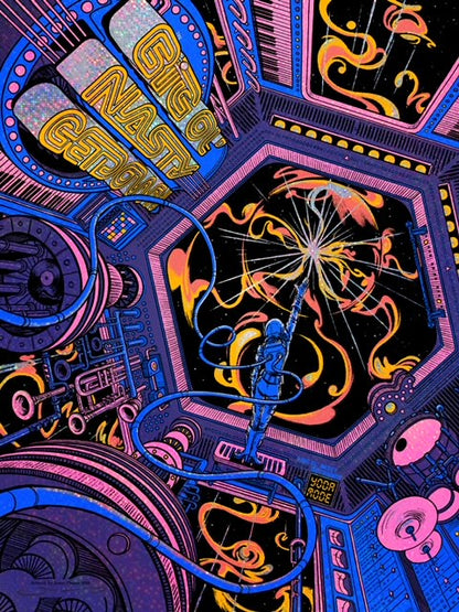 Big Ol' Nasty Getdown x James Flames "Yoda Mode" 18"x24" Limited Edition Print