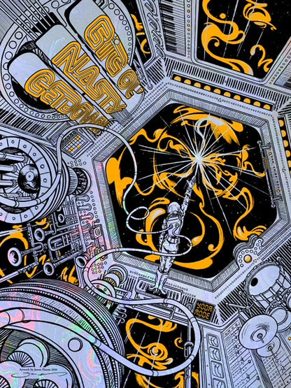 Big Ol' Nasty Getdown x James Flames "Yoda Mode" 18"x24" Limited Edition Print